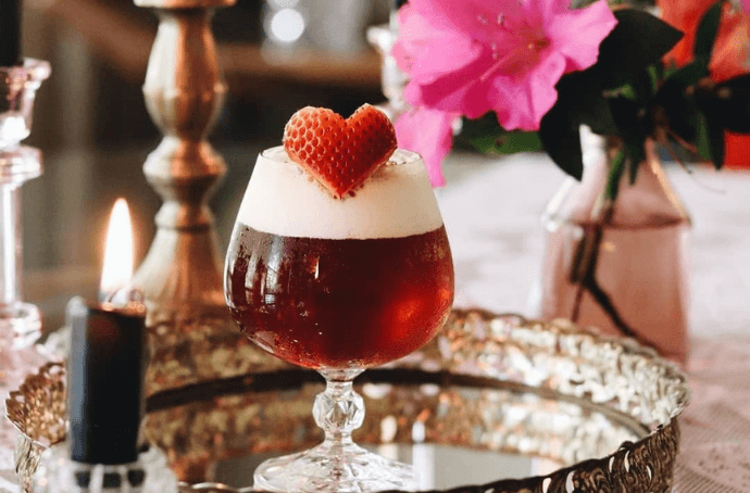 Strawberry cocktail